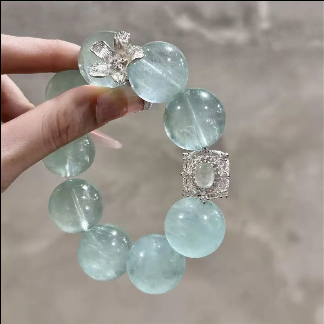 Blue Lake Fluorite Bracelet