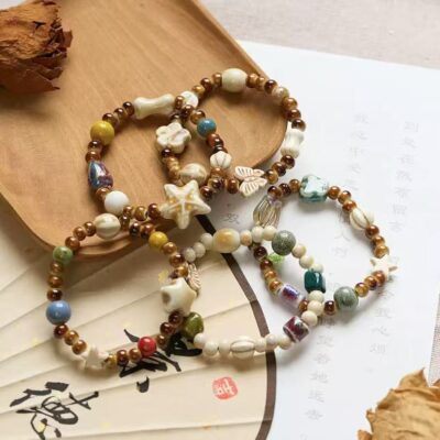 Ceramic hand string, handicraft, ancient style string