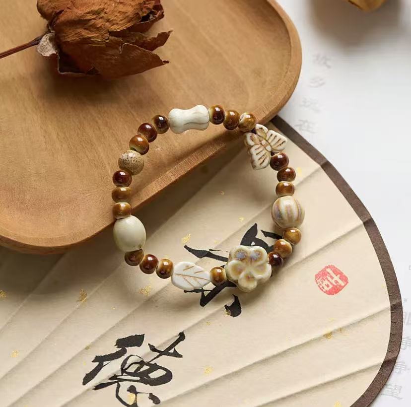 Ceramic hand string, handicraft, ancient style string