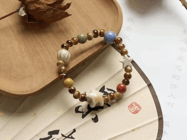 Ceramic hand string, handicraft, ancient style string