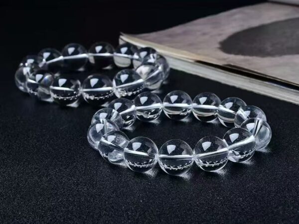 Natural East China Sea Crystal Round Pearl Bracelet