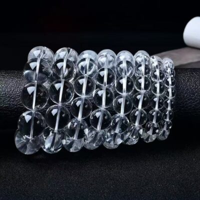 Natural East China Sea Crystal Round Pearl Bracelet