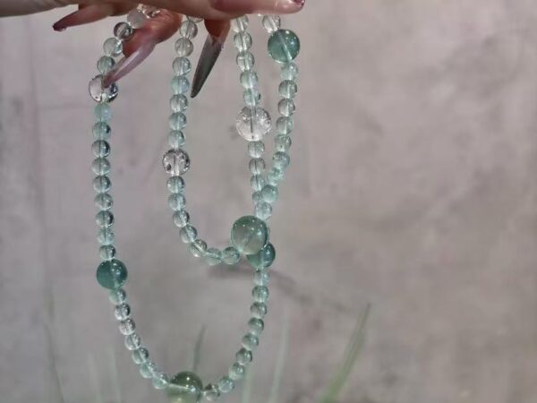 Peppermint green crystal bracelet