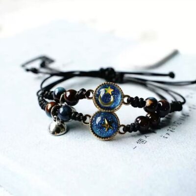 Star, moon, planet bracelet