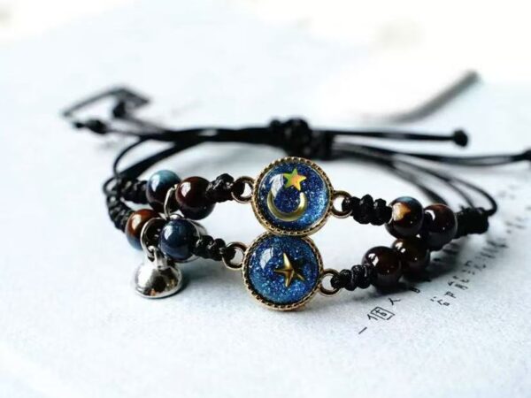Star, moon, planet bracelet