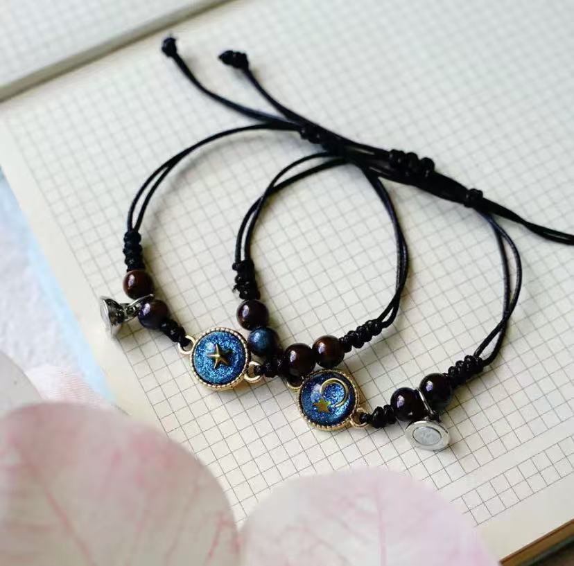 Star, moon, planet bracelet
