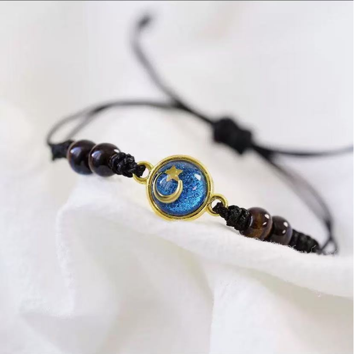 Star, moon, planet bracelet