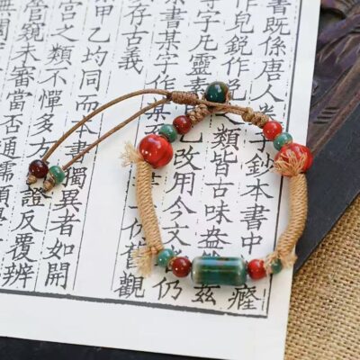 Weaving ceramic bracelet