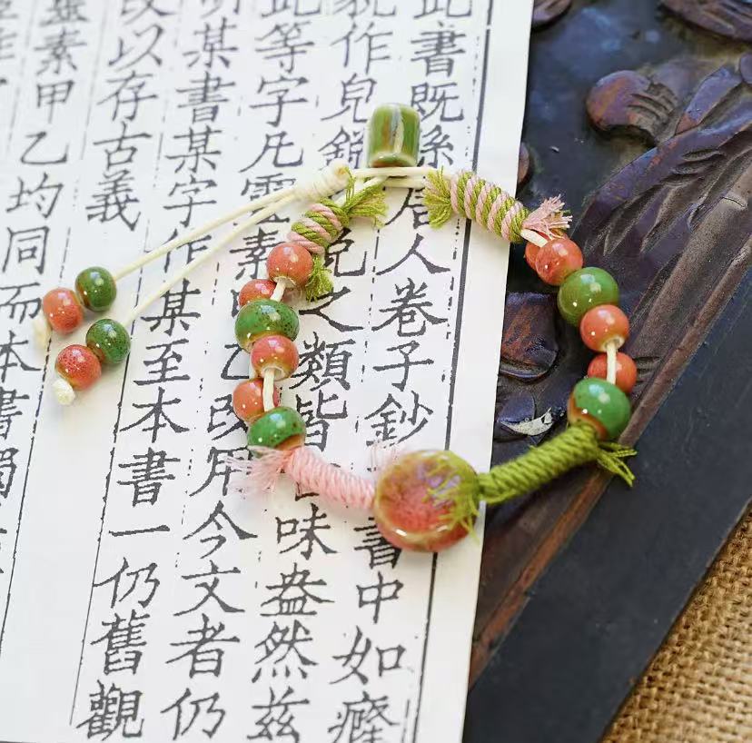Weaving ceramic bracelet