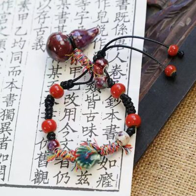 Weaving ceramic bracelet