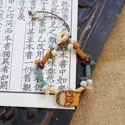 Weaving ceramic bracelet