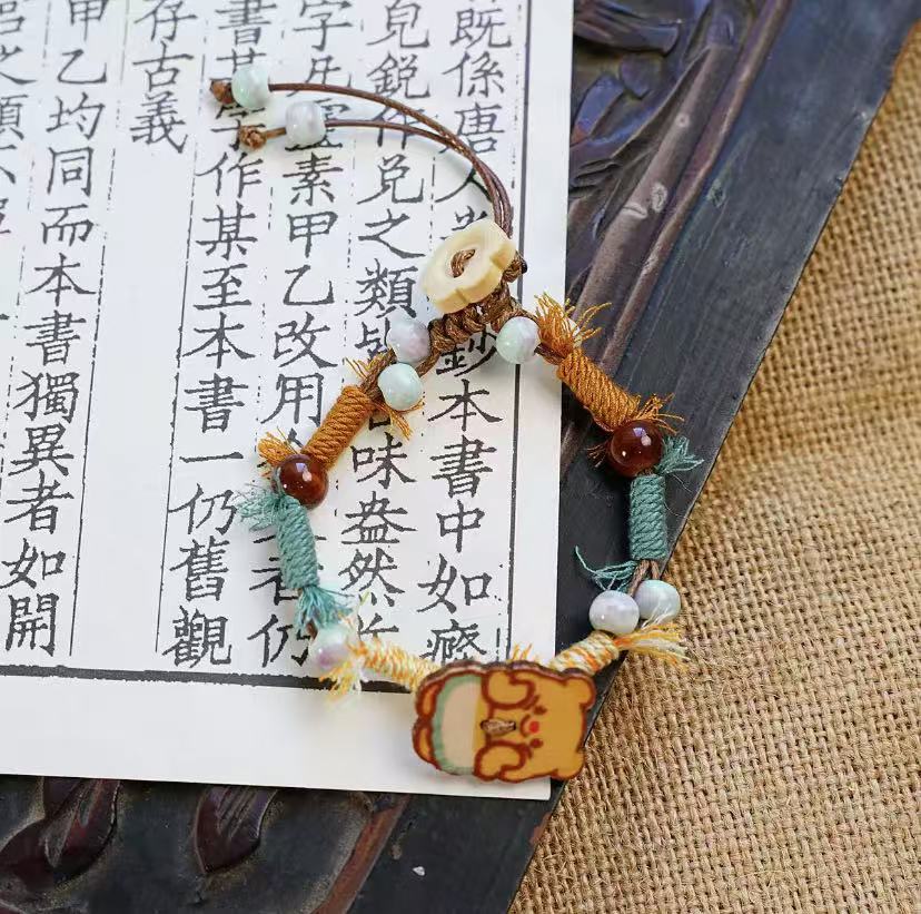 Weaving ceramic bracelet